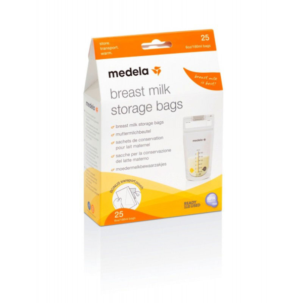 MEDELA SACO CONSERVAÇÃO LEITE 180ML X 25