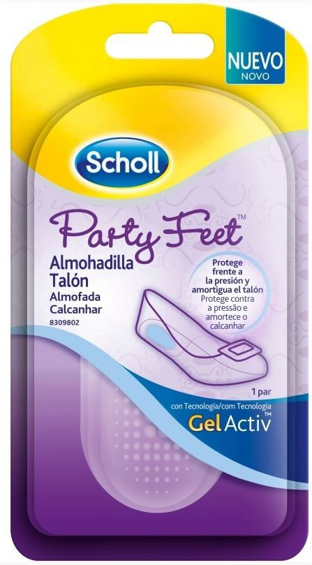 Scholl Palmilhas Gel Activ Party Feet Almofada Calcanhar