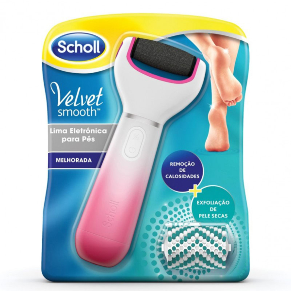 Scholl Velvet Smooth Lima Eletrónica Esfoliante Rosa