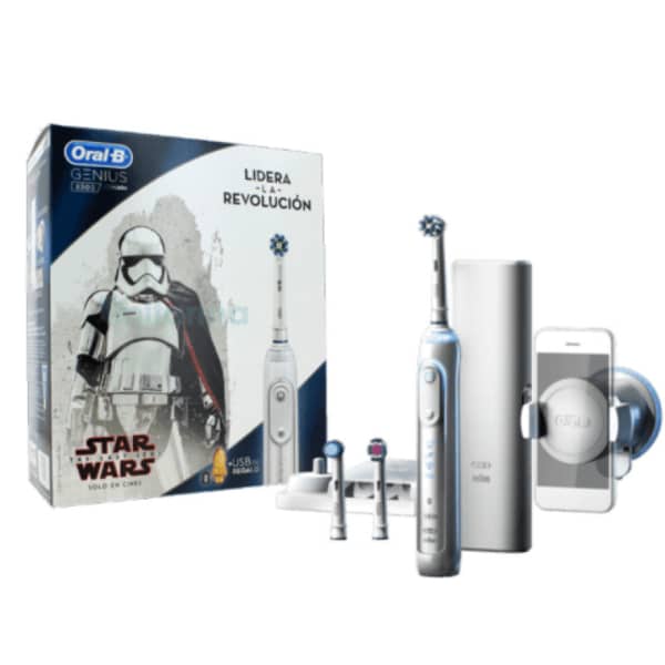 Oral B Pack Genius Star Wars Escova Elétrica 8300 c/ Oferta Pen USB
