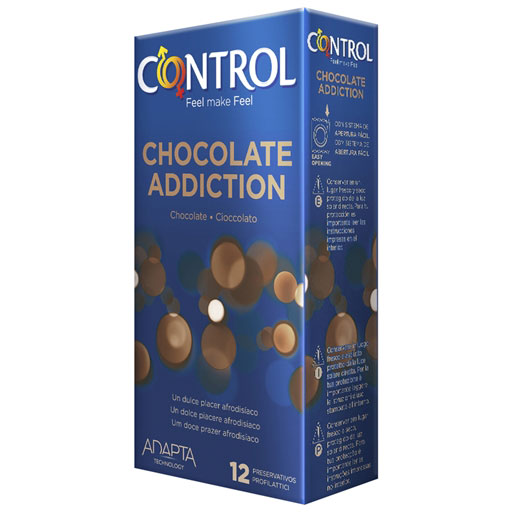 Control Sex Sense Preserv Choc Addict X12