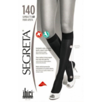 Ibici Segreta Collant Biqueira Aberta 140 Den - Noisette - Tamanho 3