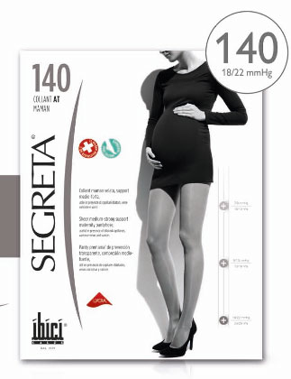 Ibici Maman Collant Gravidez 140 Den – Chamois – Tamanho 3