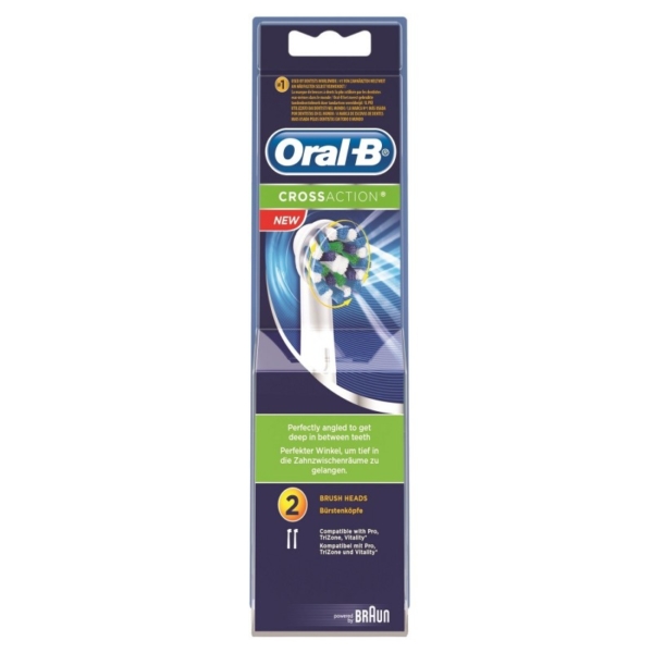 ORAL B RECARGA ESCOVA ELECT CROSSACTION X2