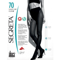 Ibici Segreta Silhouette Collant 120 Den - Preto - Tamanho 2
