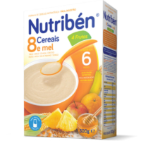 Nutriben Farinhas 8 Cereais Mel 4 Frutas 300 g