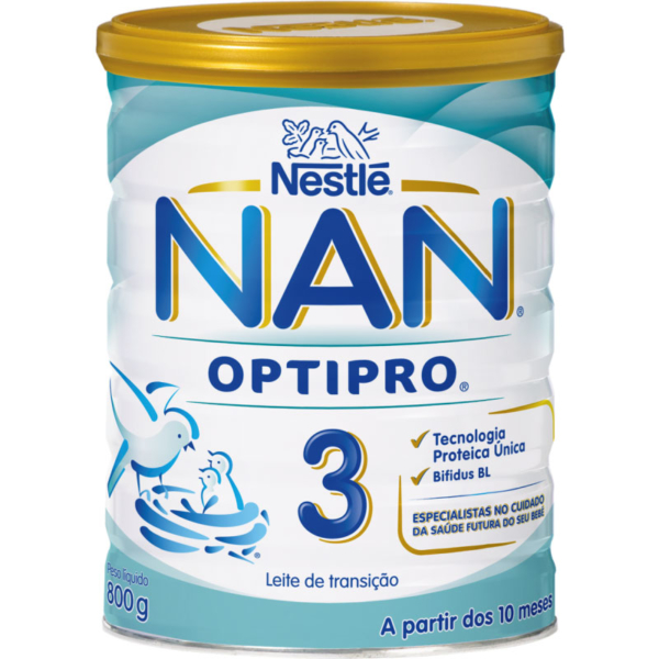 NAN OPTIPRO 3  LEITE TRANSICAO 800G