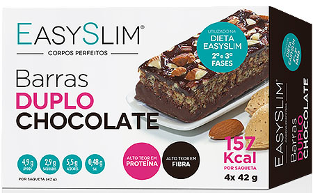 EASYSLIM BARRAS CHOC DUP 42G X 4