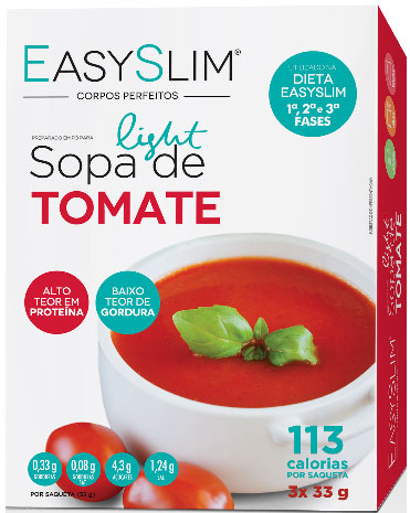 EASYSLIM SAQ  SOPA LIGHT TOMAT 33G X 3