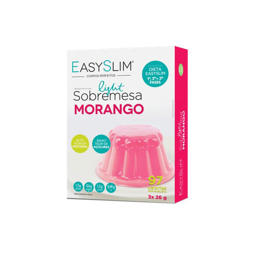 EASYSLIM SOBREMES MORANGO SAQ 26G X3