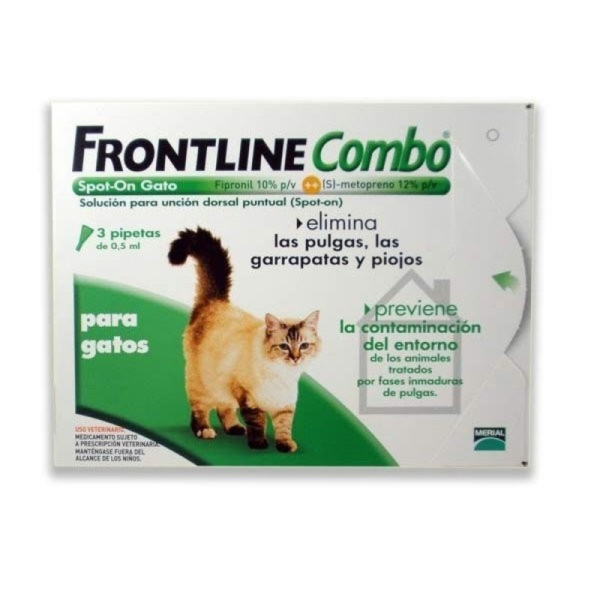 Frontline Combo Spot-On 50 mg – Para gatos e furões x 3