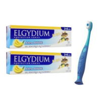 ELGYDIUM KIDS GEL BANAN 50ML DUO+OFERTA ESCOVA