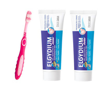 ELGYDIUM JUNIOR GEL BUBBL 50ML DUO+OF ESCOVA